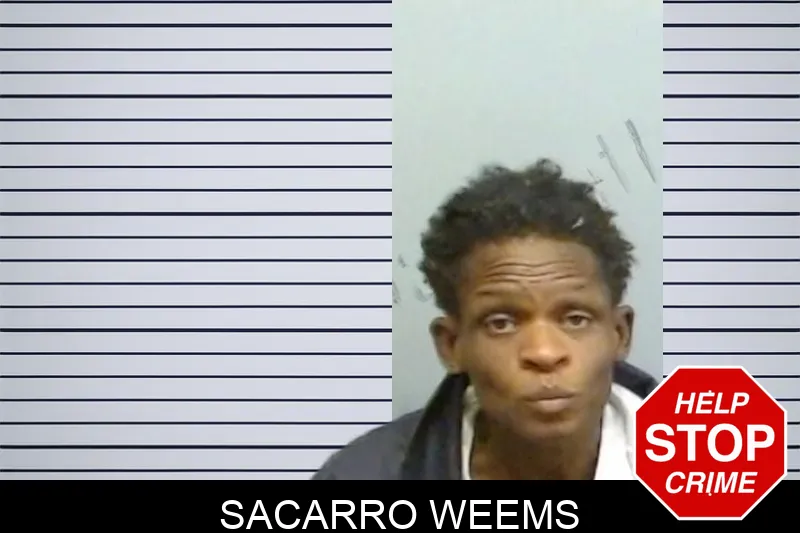 Sacarro Weems mugshot