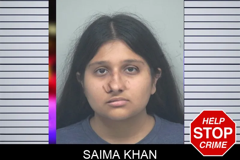 Saima Khan mugshot