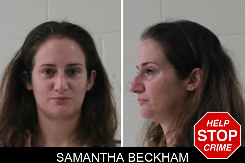 Samantha Beckham mugshot