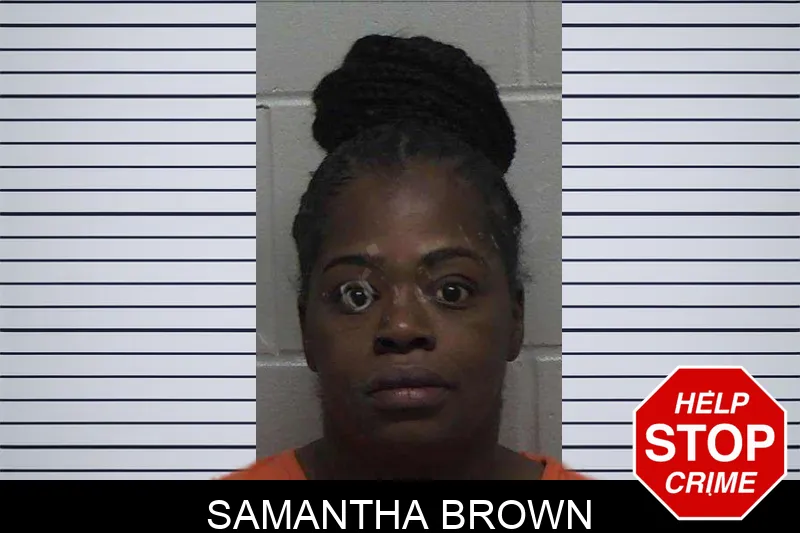 Samantha Brown mugshot