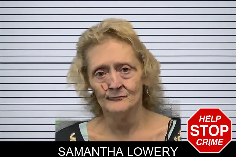 Samantha Lowery mugshot