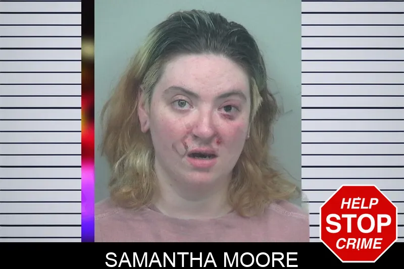 Samantha Moore mugshot