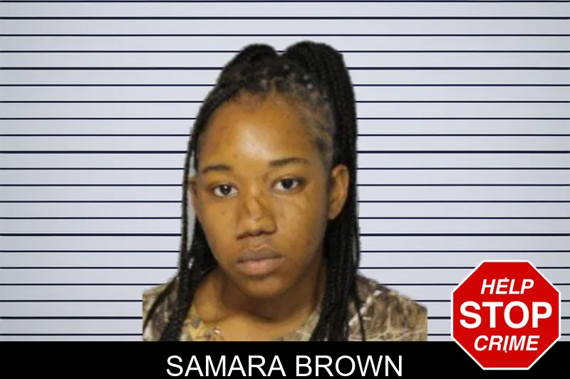 Samara Brown mugshot
