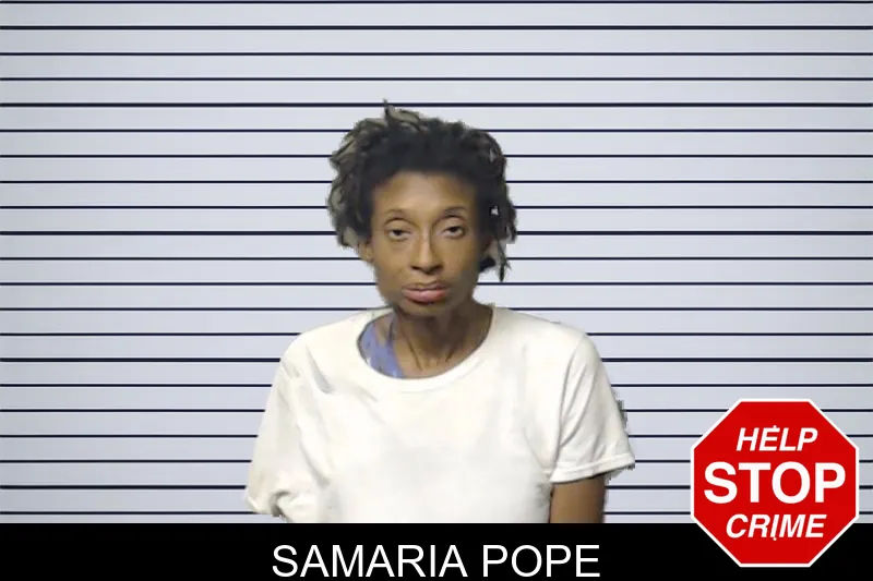 Samaria Pope mugshot