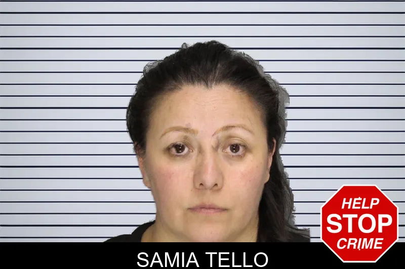 Samia Tello mugshot