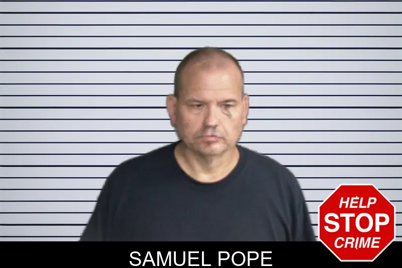 Samuel Pope mugshot