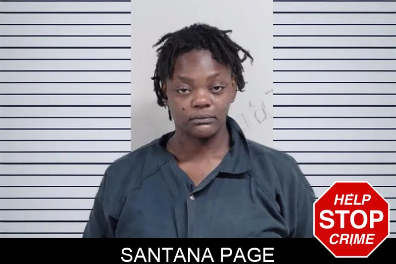 Santana Page mugshot