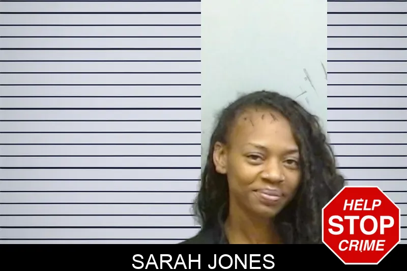 Sarah Jones mugshot