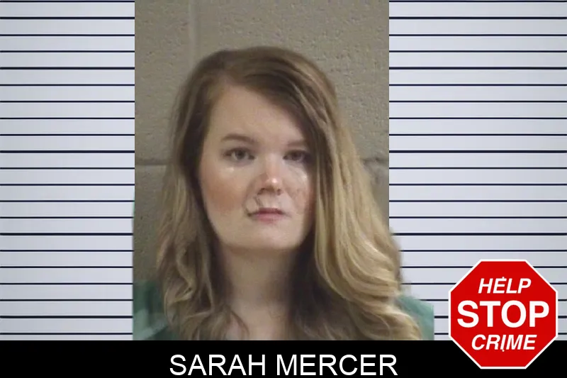 Sarah Mercer mugshot