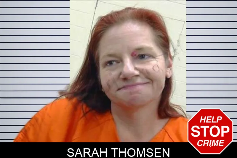 Sarah Thomsen mugshot – Peach County , Georgia Sarah Thomsen mugshot
