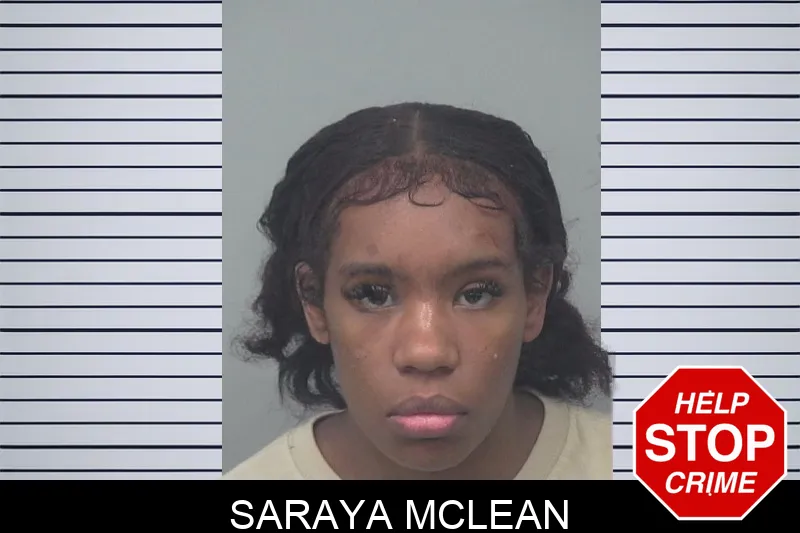 Saraya McLean mugshot