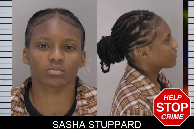 Sasha Stuppard mugshot