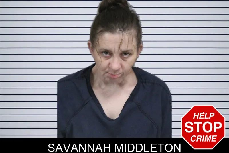 Savannah Middleton mugshot