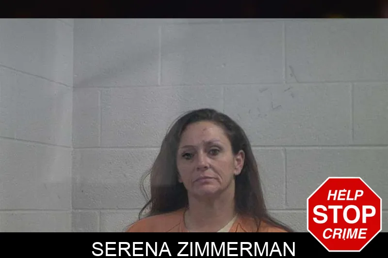 Serena Zimmerman mugshot