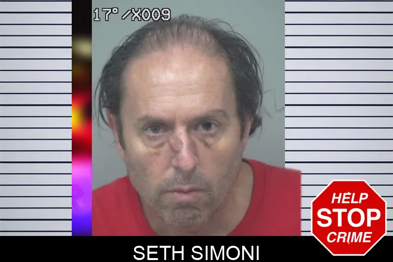 Seth Simoni mugshot