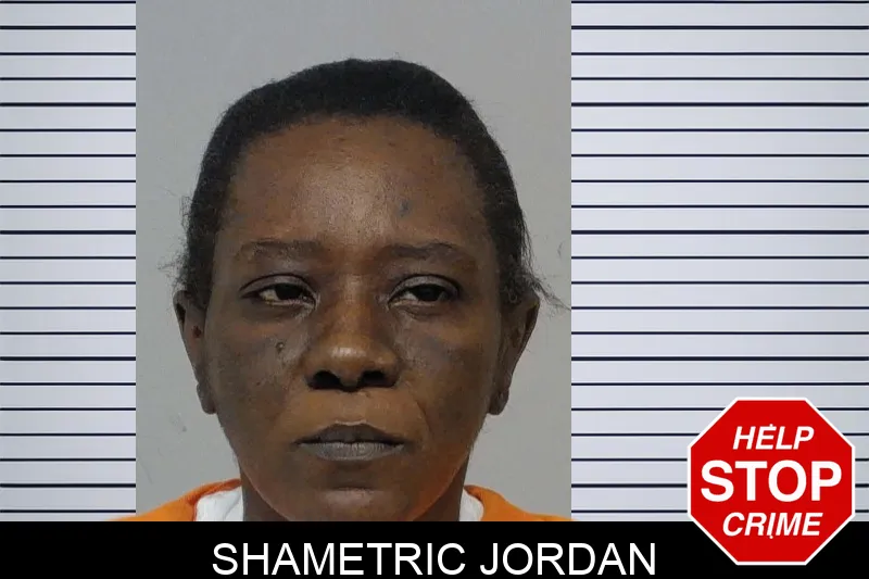 Shametric Jordan mugshot
