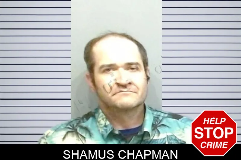 Shamus Chapman mugshot