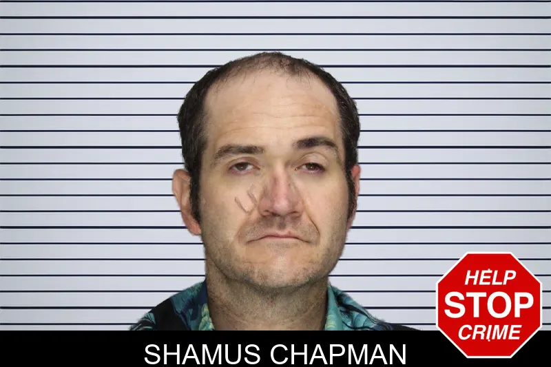Shamus Chapman mugshot