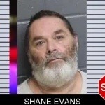 Shane Evans mugshot