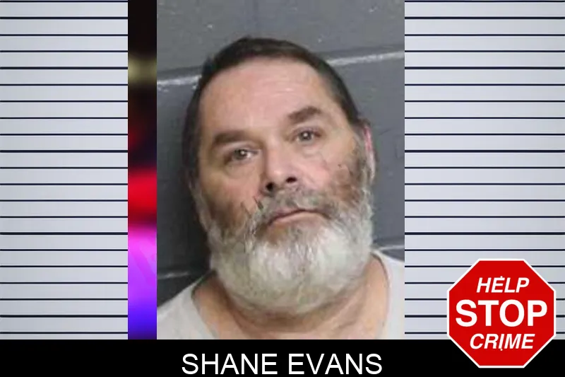Shane Evans mugshot
