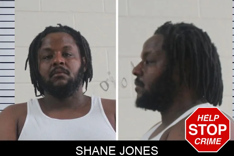 Shane Jones mugshot