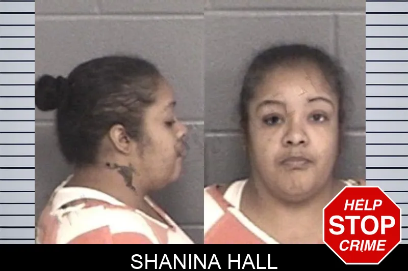 Shanina Hall mugshot