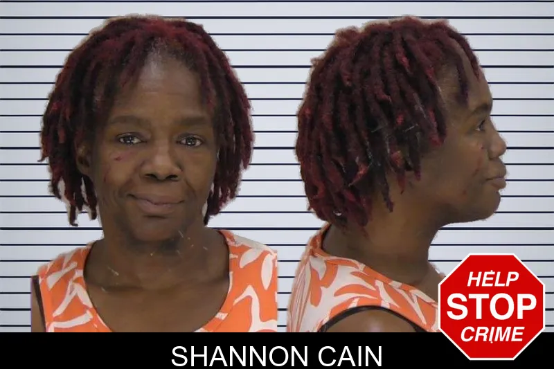 Shannon Cain mugshot