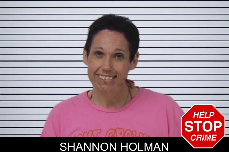 Shannon Holman mugshot