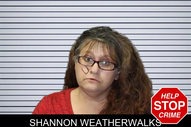 Shannon Weatherwalks mugshot