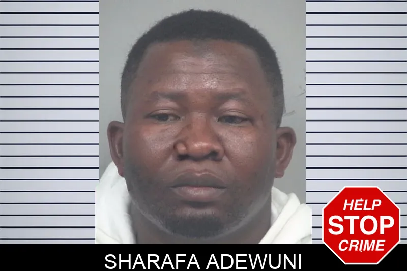 Sharafa Adewuni mugshot