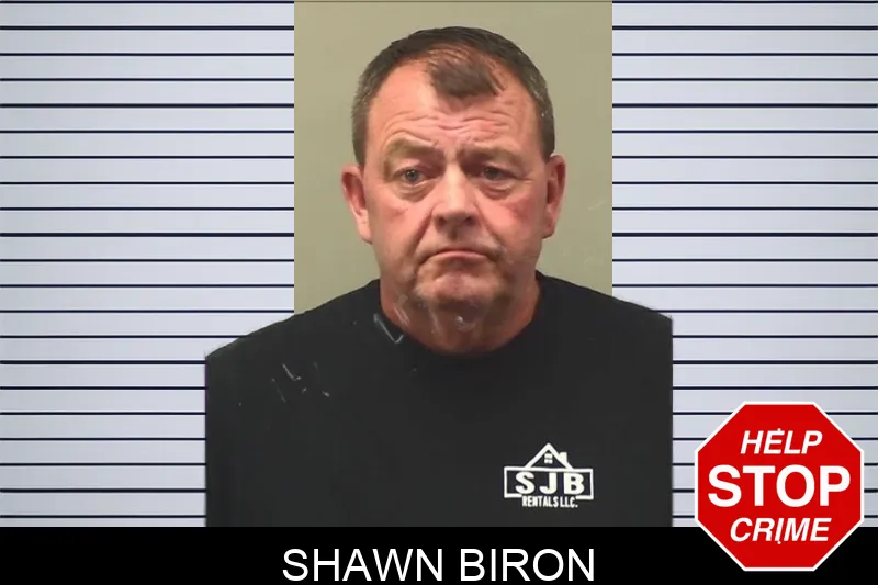 Shawn Biron mugshot