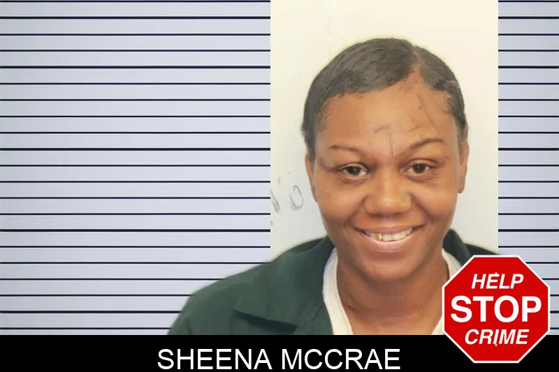 Sheena McCrae mugshot