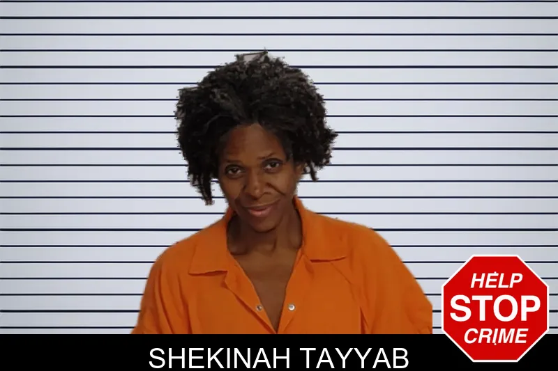 Shekinah Tayyab mugshot