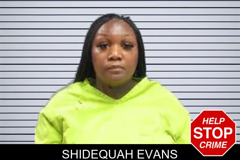 Shidequah Evans mugshot
