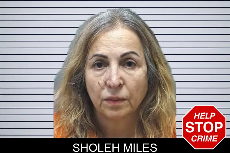 Sholeh Miles mugshot