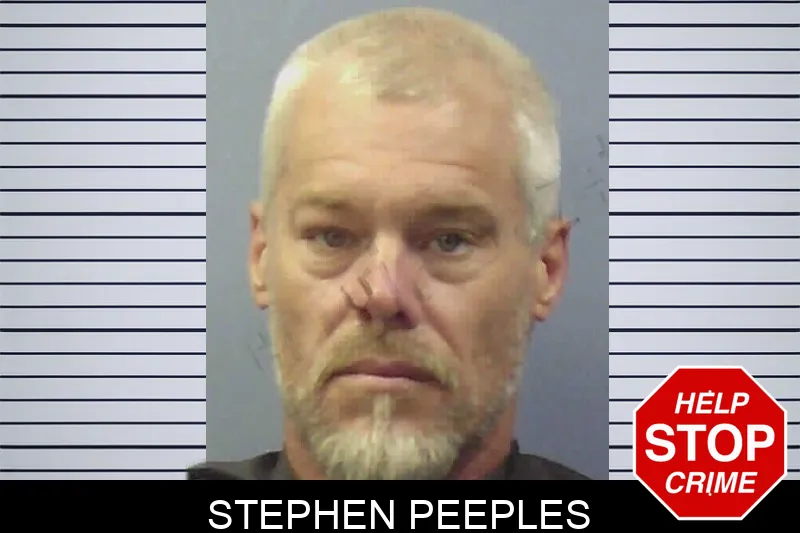 Stephen Peeples mugshot