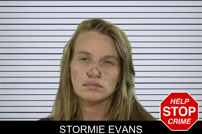 Stormie Evans mugshot