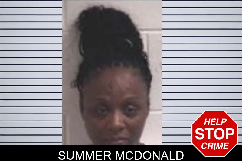 Summer McDonald mugshot