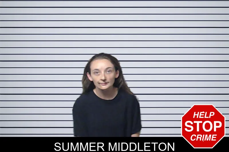 Summer Middleton mugshot