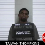 Taiwan Thompkins mugshot – Putnam County , Georgia Taiwan Thompkins mugshot