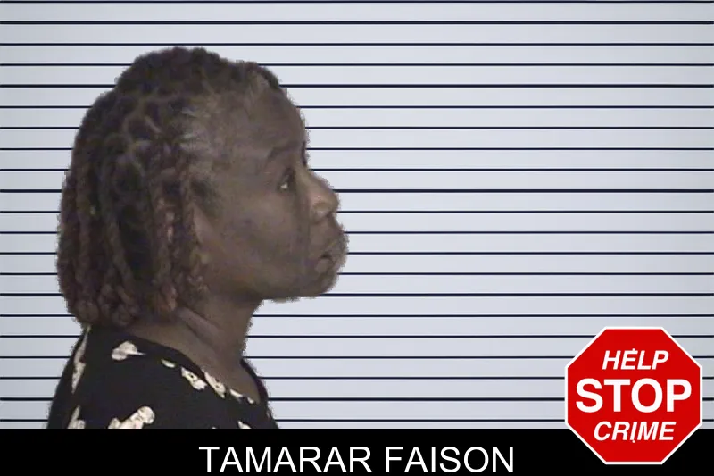 Tamarar Faison mugshot