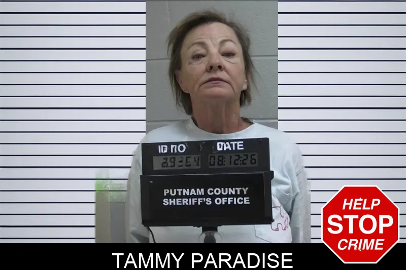 Tammy Paradise mugshot – Putnam County , Georgia Tammy Paradise mugshot