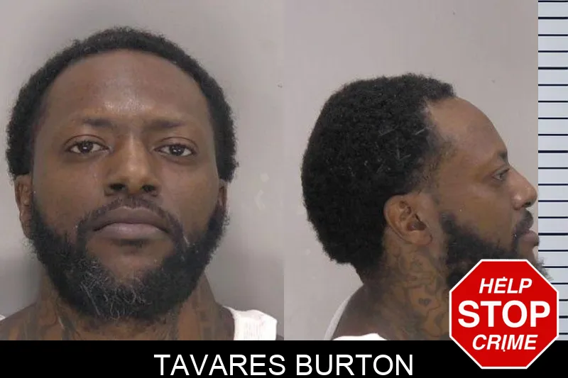 Tavares Burton mugshot