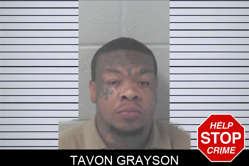 Tavon Grayson mugshot