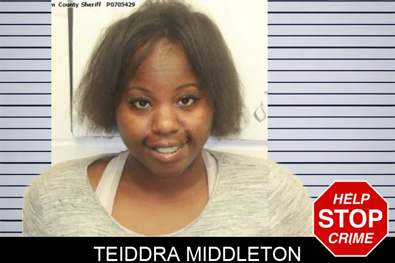 Teiddra Middleton mugshot – Chatham County , Georgia Teiddra Middleton mugshot