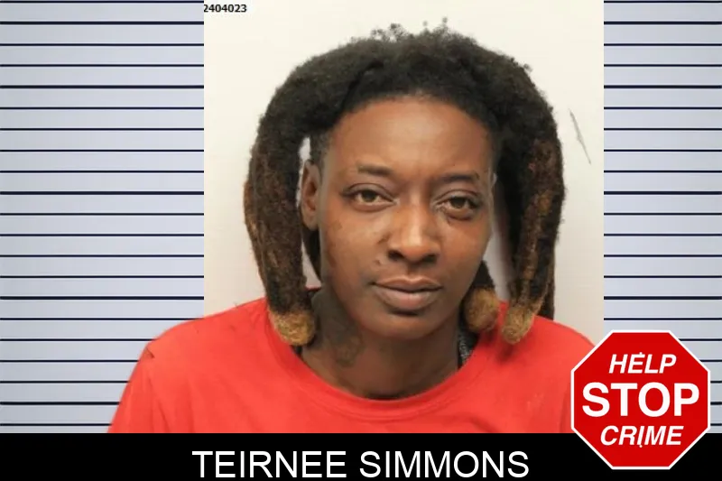 Teirnee Simmons mugshot