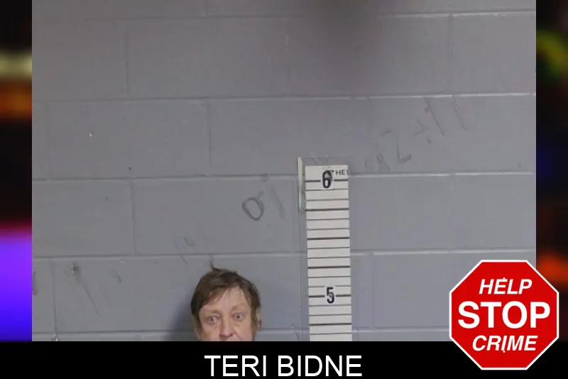 Teri Bidne mugshot