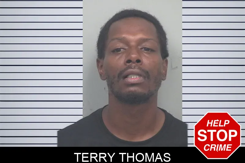 Terry Thomas mugshot