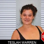 Teslah Warren mugshot