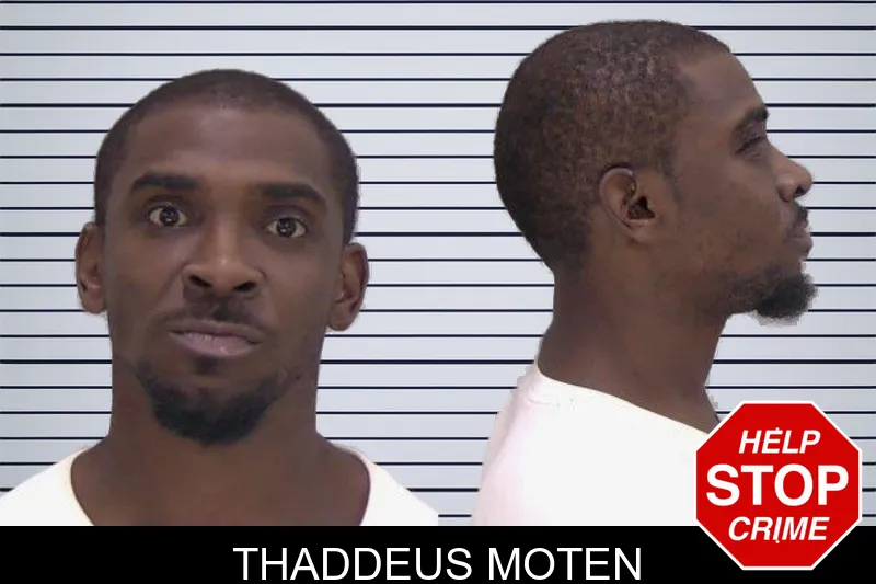 Thaddeus Moten mugshot